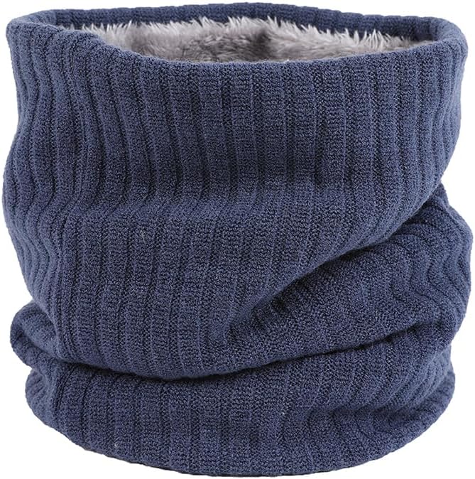 HGDGears Neck Warmer Windproof Thermal Knitted Snood Scarf for Men Women Thick W...