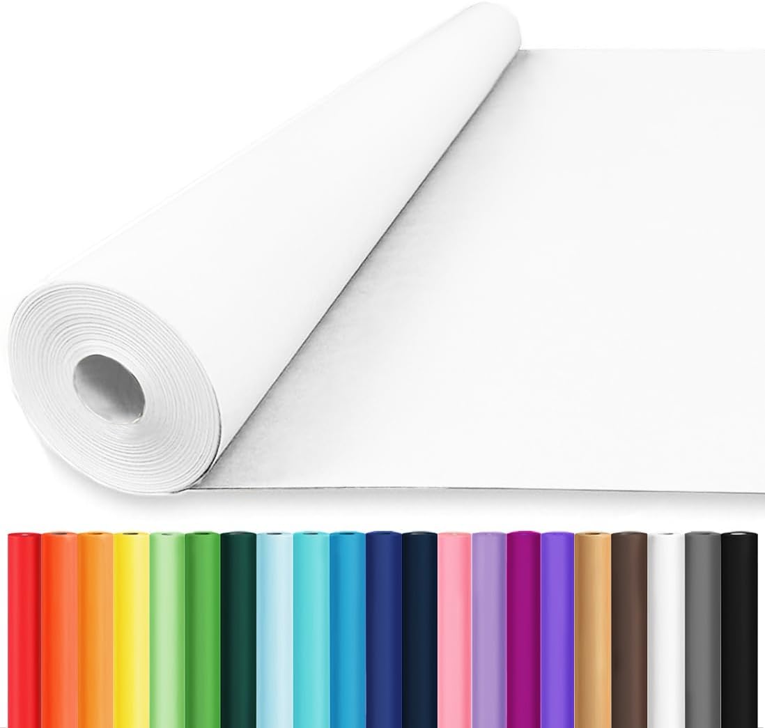 Vanhench 36" x 2400" (200') White Wrapping Paper,...