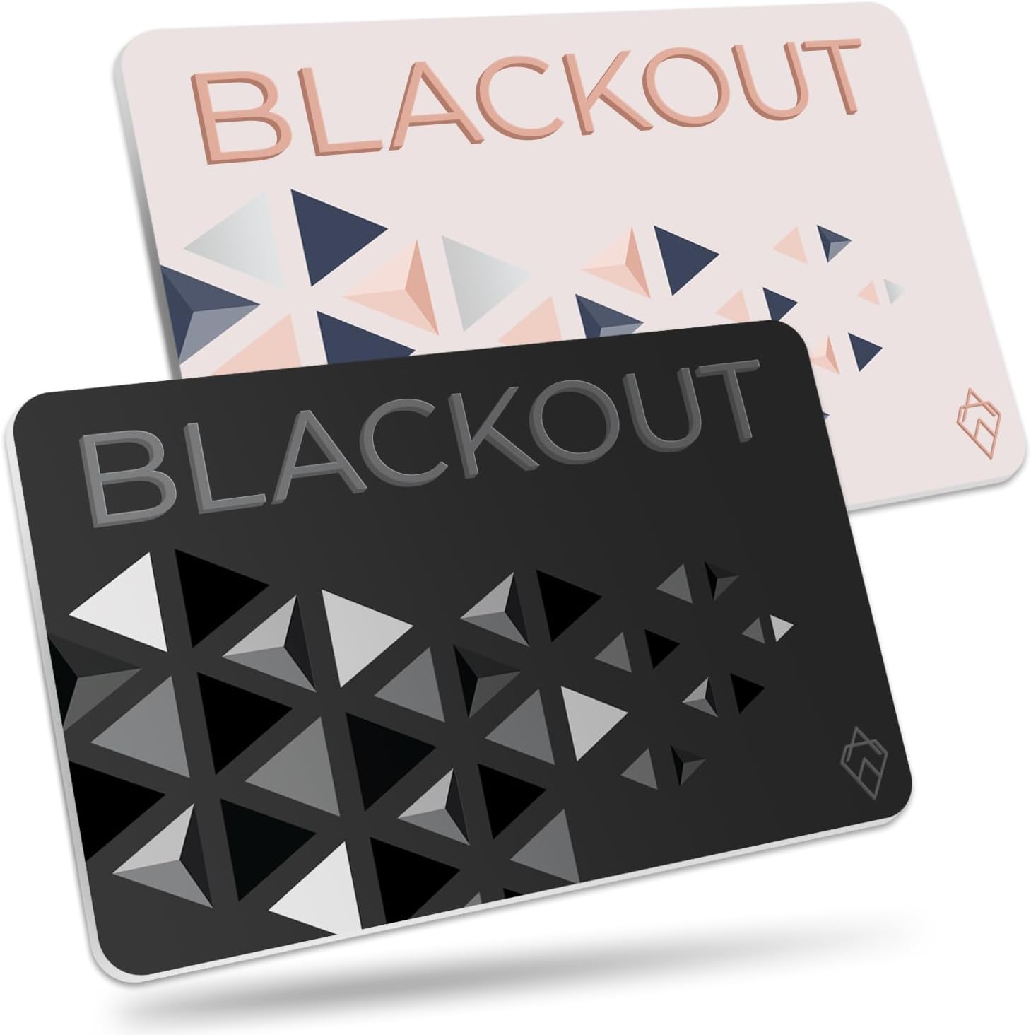 AKIELO Blackout Ultra Thin RFID Blocking Card (2 x Pack) – Anti Theft Blocker fo...