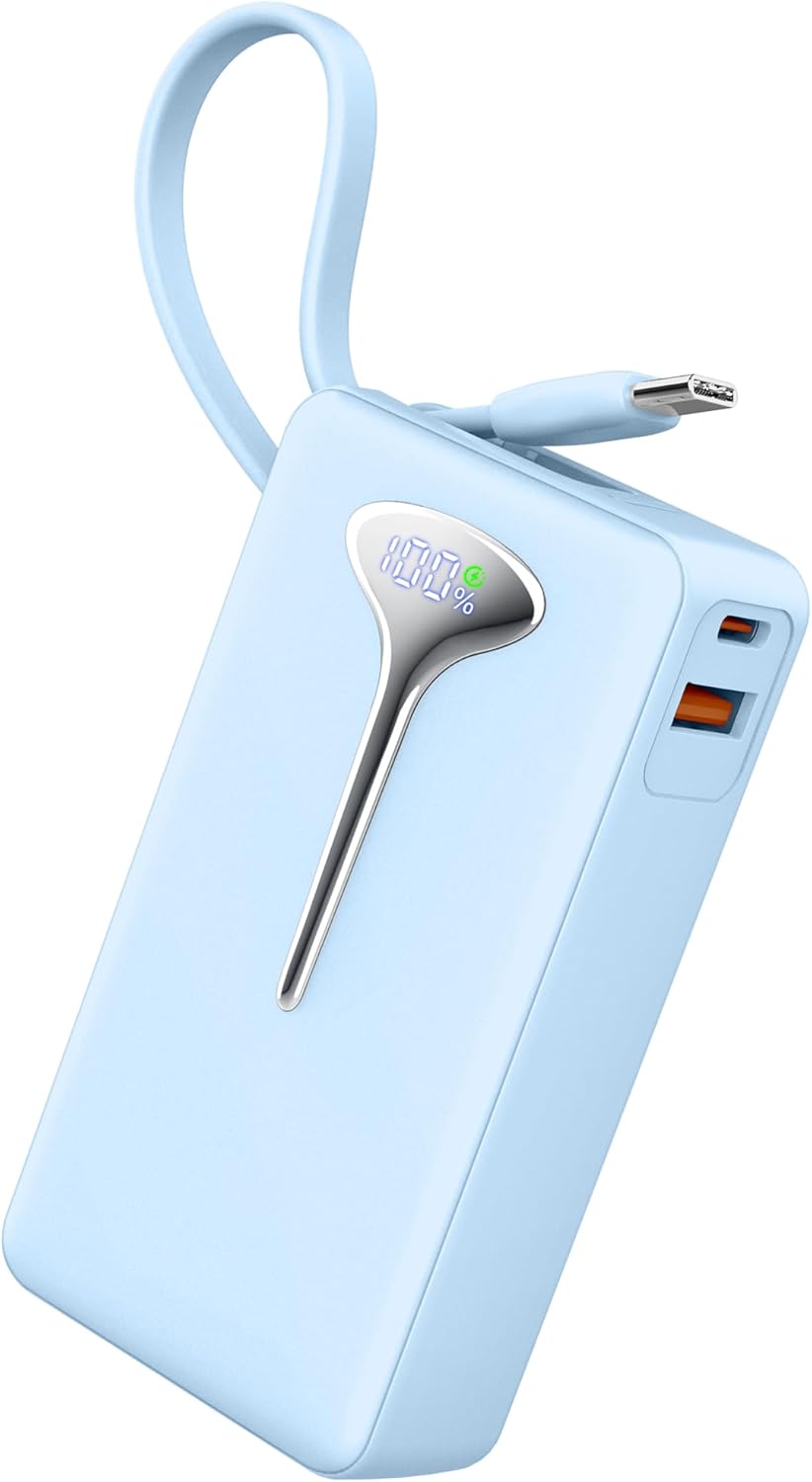 Power Bank Fast Charging, 22.5W Portable Charger 10000mAh, Small Battery Pack US...
