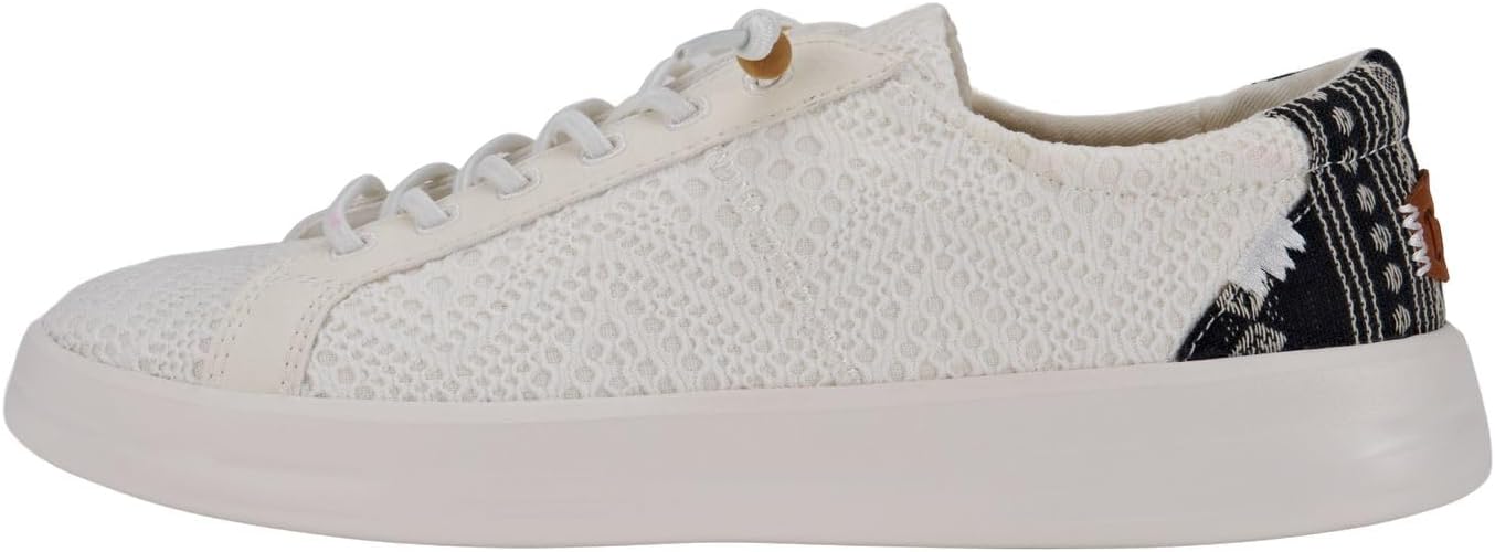 Hey Dude Women's Karina Shoes Multiple Colors 7 Boho Crochet White