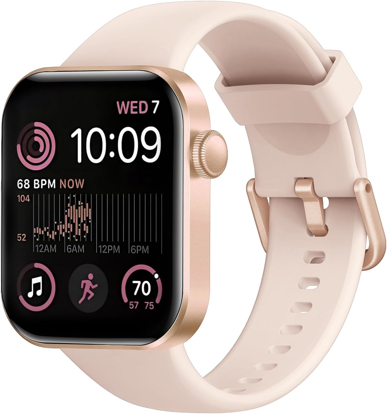 Smart Watch for Women Men Answer/Make Call,1.85"HD Screen Fitness tracker with S...