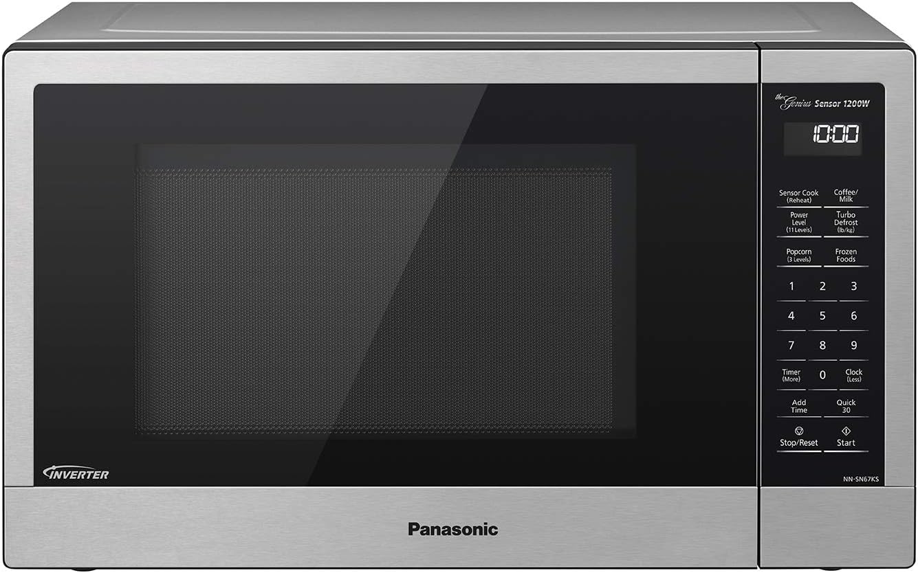 Panasonic NN-SN67K Microwave Oven, 1.2 cu.ft, Stai...