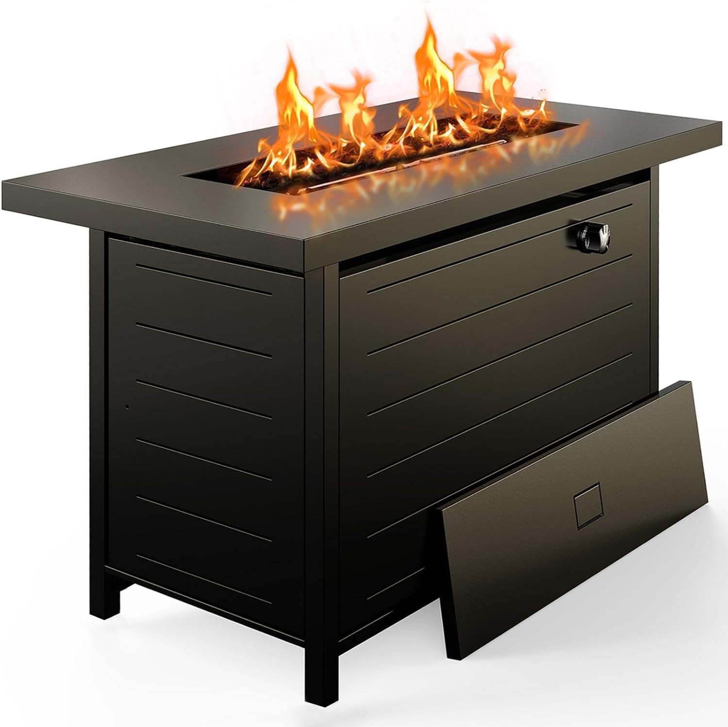 Ciays 42 Inch Gas Fire Pit Table, 60,000 BTU Propa...