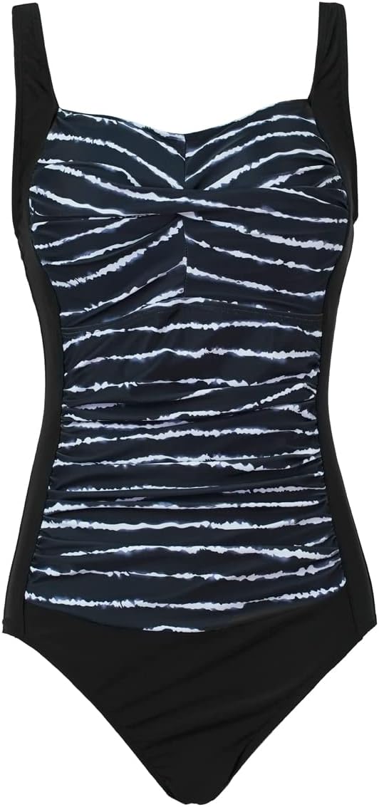 Aidotop Womens One Piece Swimsuit Tummy Control with Ruched Monokinis Tribal Swi...