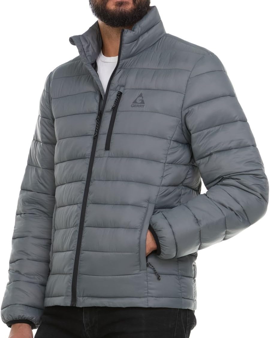 Gerry Packable Puffer Jacket Men, Warm Lightweight Winter Jackets for Men Dk Pew...