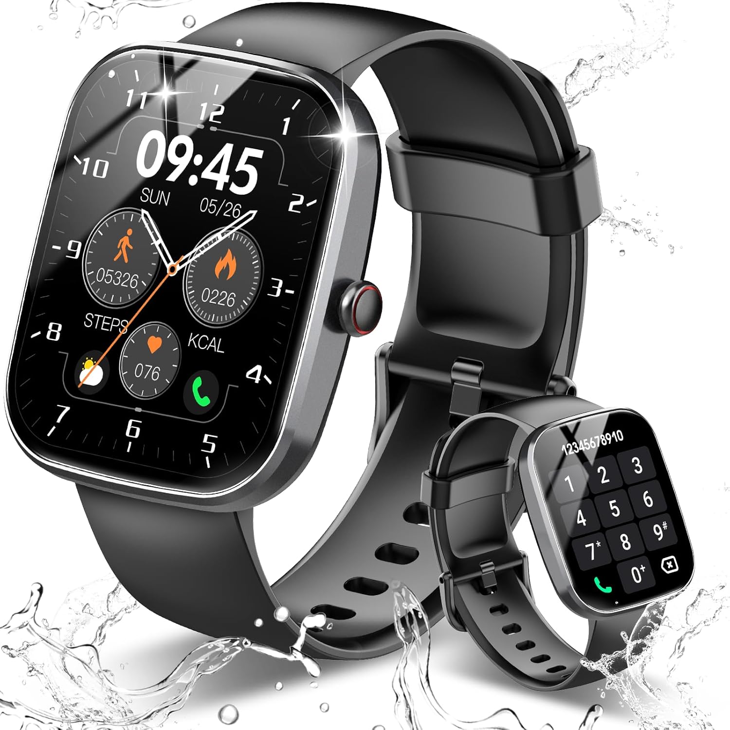Smart Watch, 1.91" HD Screen Smartwatch for Men Women(Answer/Make Call), Fitness...