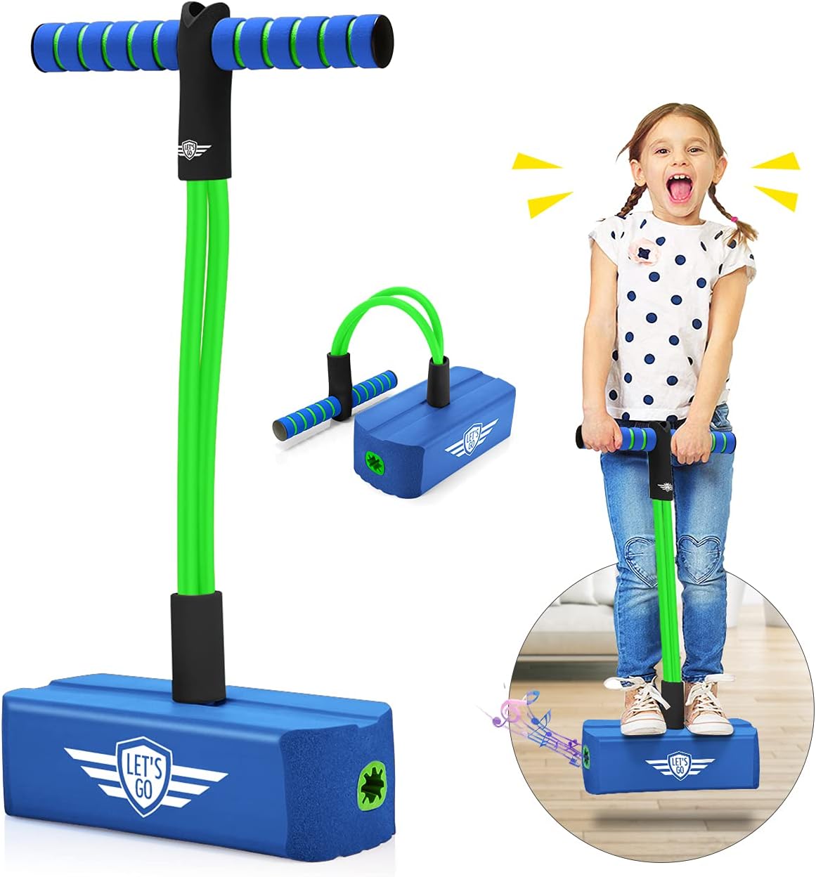 Toyzey Toys for 3 4 5 6 7 8 9 10 11 12 Year Old Boys, Pogo Stick for Boys Outdoo...