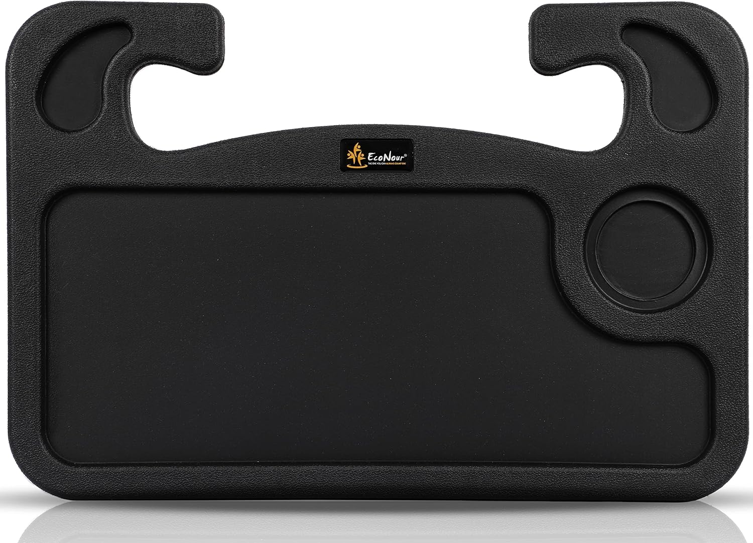 EcoNour 2 in 1 Car Steering Wheel Desk, Tray for Laptop Car Mount with Pen Holde...