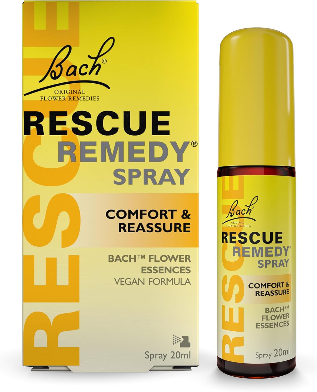 Rescue Remedy Comfort & Reassure Spray, Supports Calming Emotional Wellness in T...