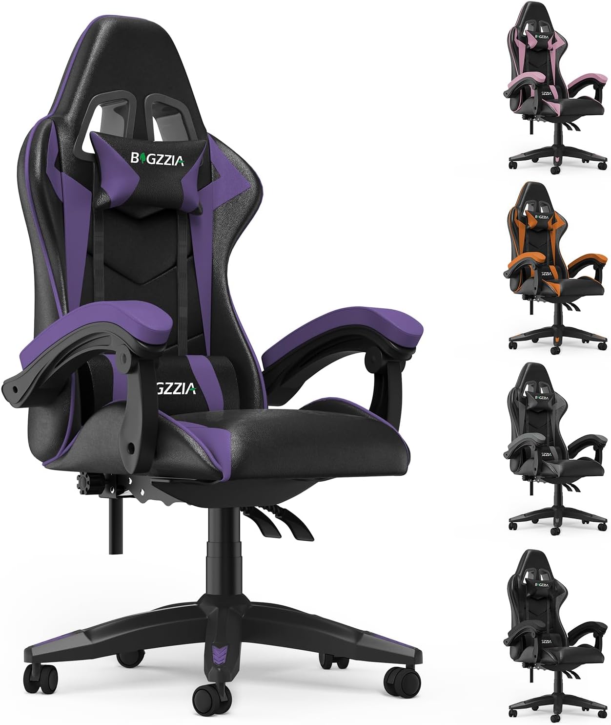 Racingreat Gaming Chair,Ergonomic Gaming Chair for Adults, Height Adjustable Rec...