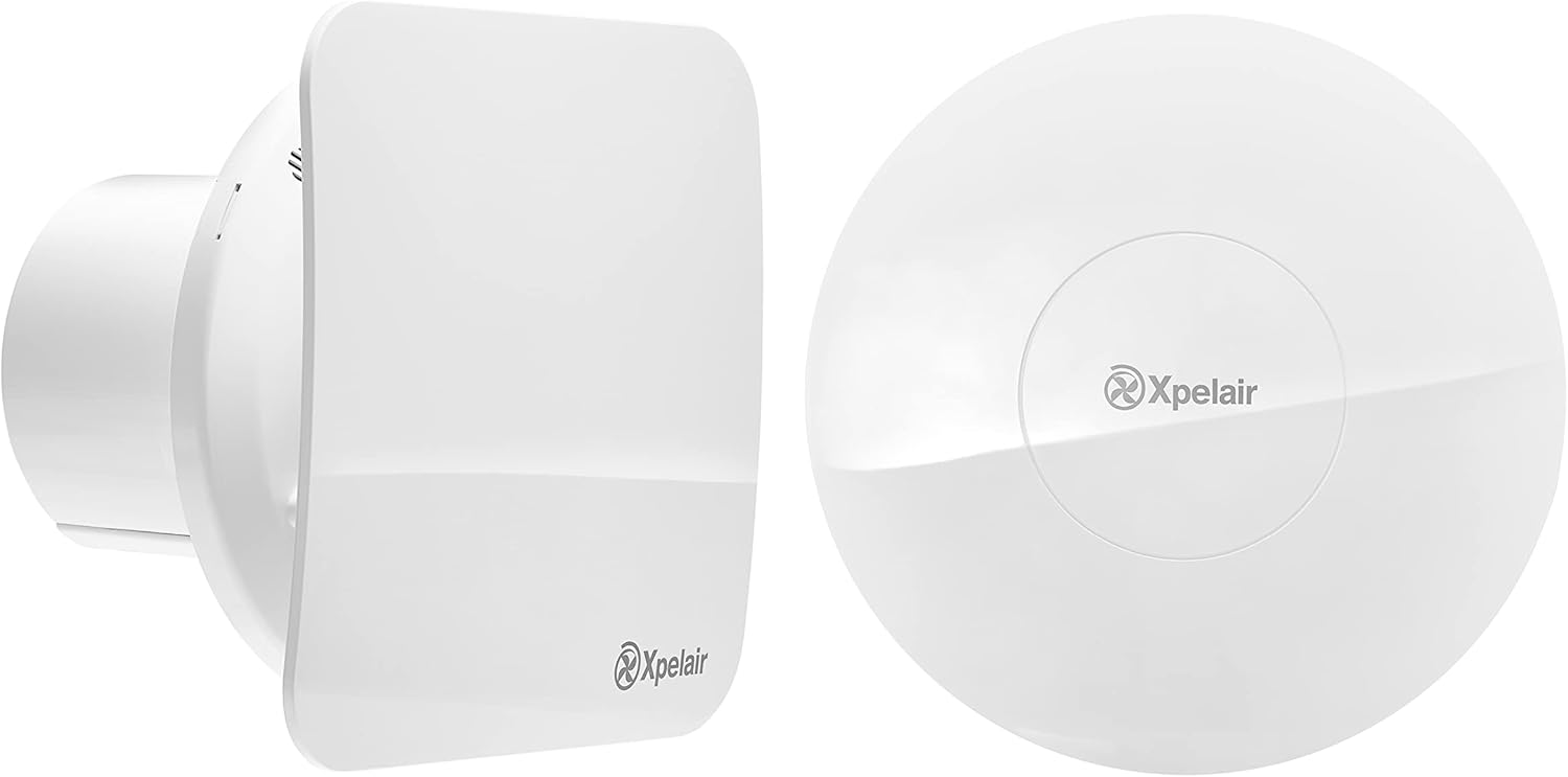 Xpelair C4TSR Extractor Fan with Timer 4" 100mm Simply Silent Range - White