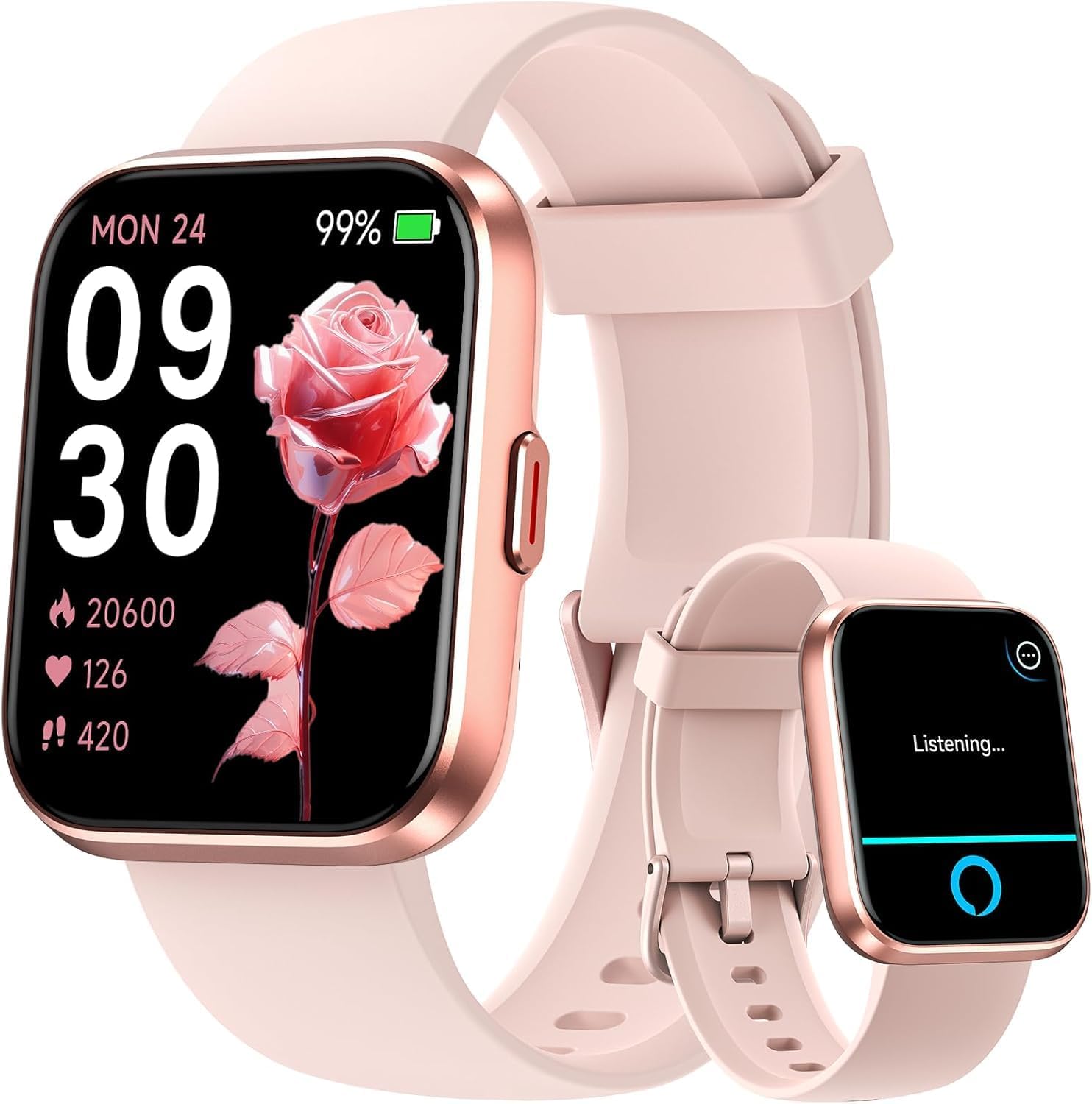 Smart Watches for Women Android & iPhone, 1.8" Ladies Smart Watch Alexa Built-in...