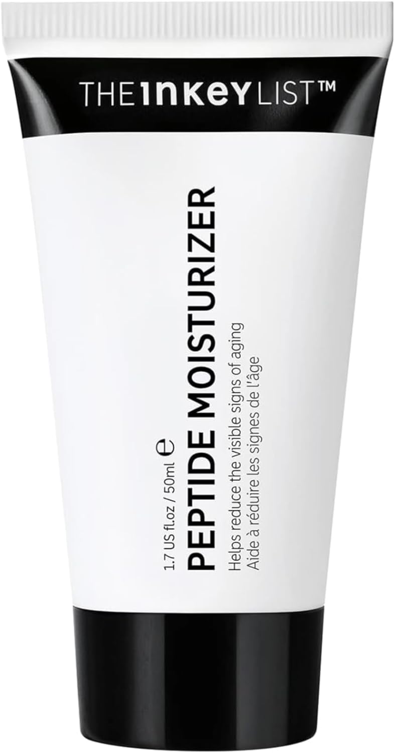 The INKEY List Peptide Moisturiser 50ml, Hydrating Skincare, Supports Natual Col...