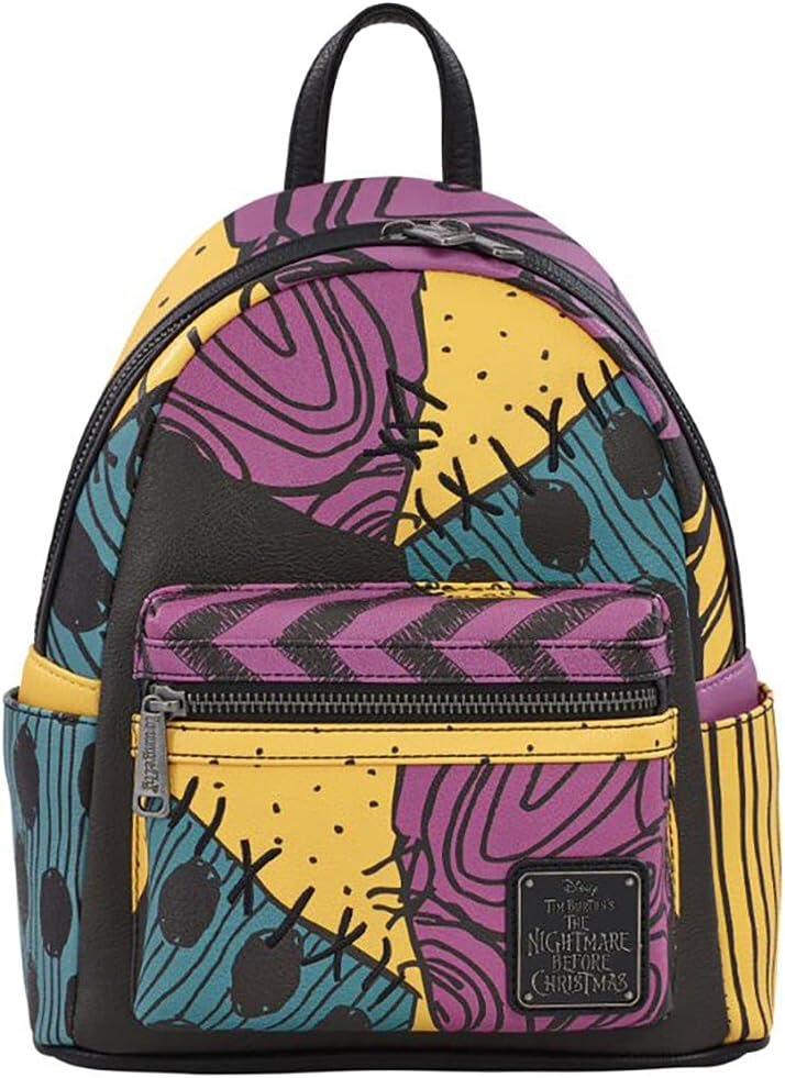Loungefly Nightmare Before Christmas Sally Costume Womens Double Shoulder Bag Pu...