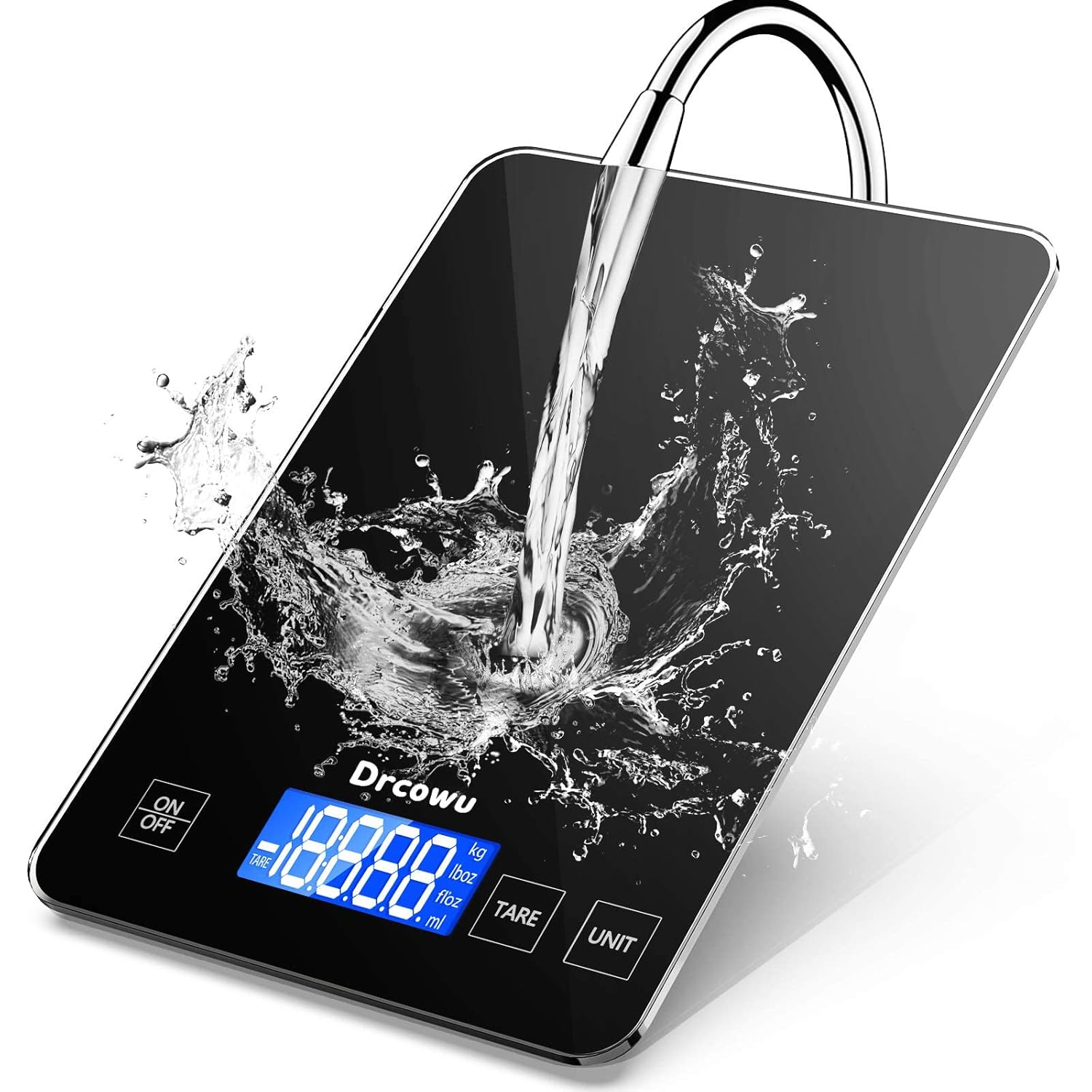 Drcowu Large Kitchen Food Scales, Digital Weighing Scale for Baking and Cooking,...