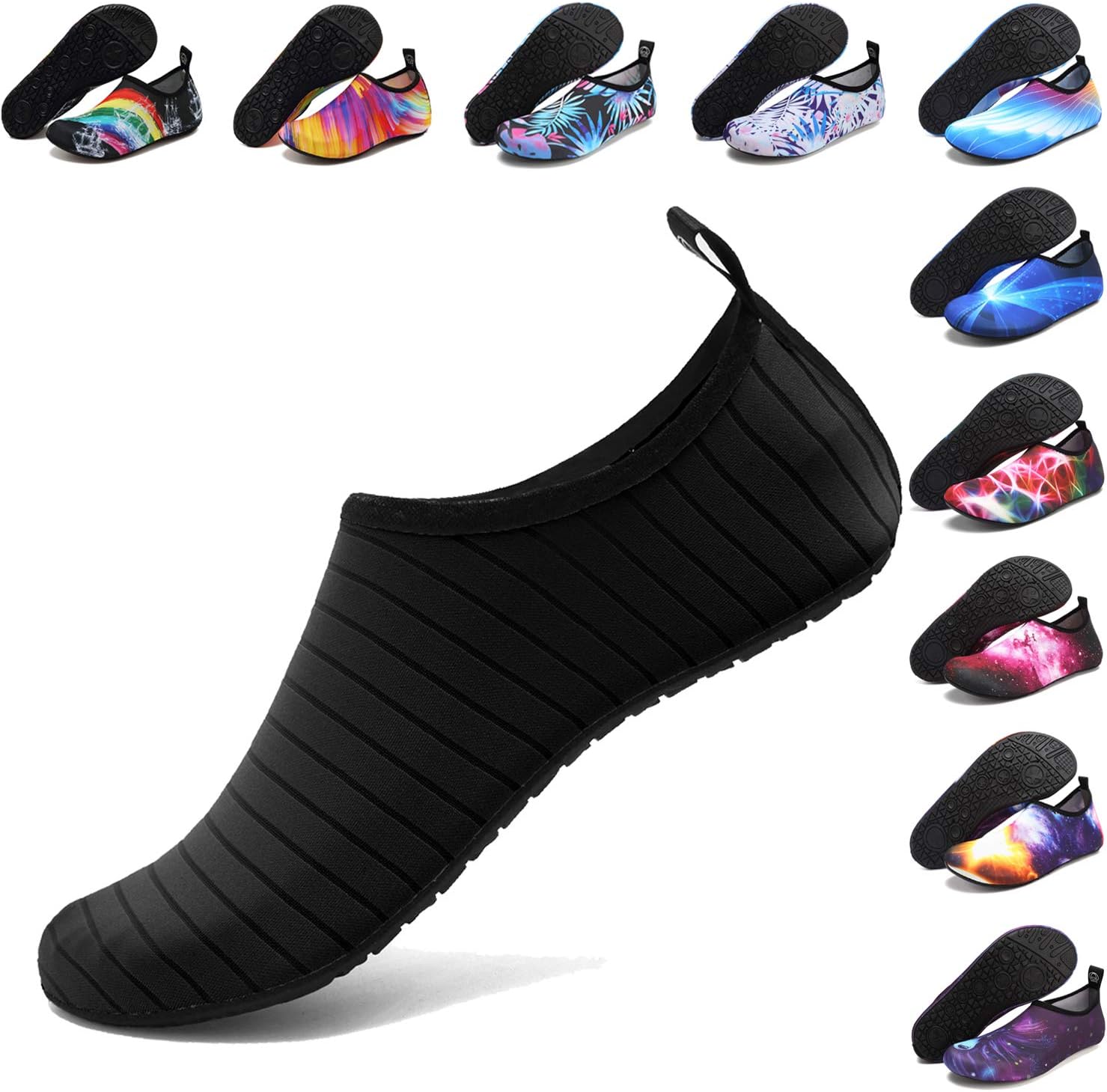 ANLUKE Water Shoes Barefoot Aqua Yoga Socks Quick-...