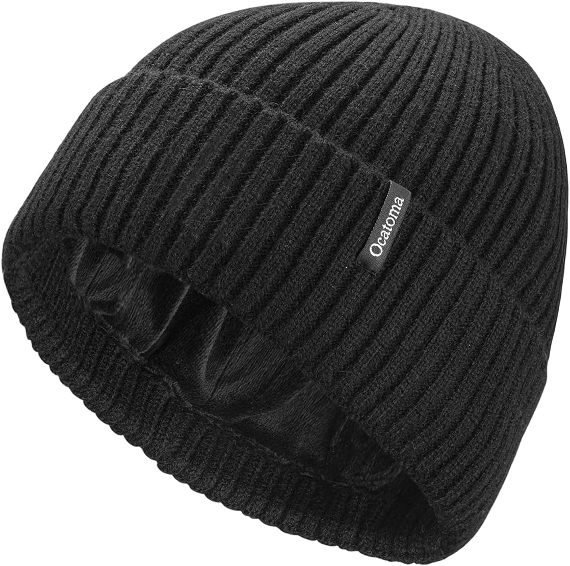 Ocatoma Beanie for Men Women Warm Winter Knit Cuffed Beanie Soft Warm Ski Hats U...