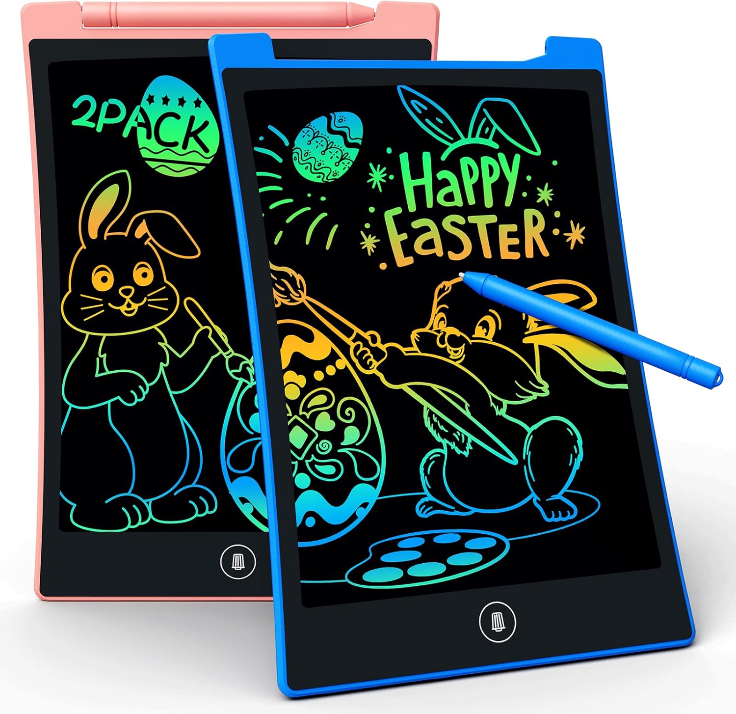 KOKODI Kids Toys 2 Pack LCD Writing Tablet, Colorful Toddler Drawing Pad Doodle...