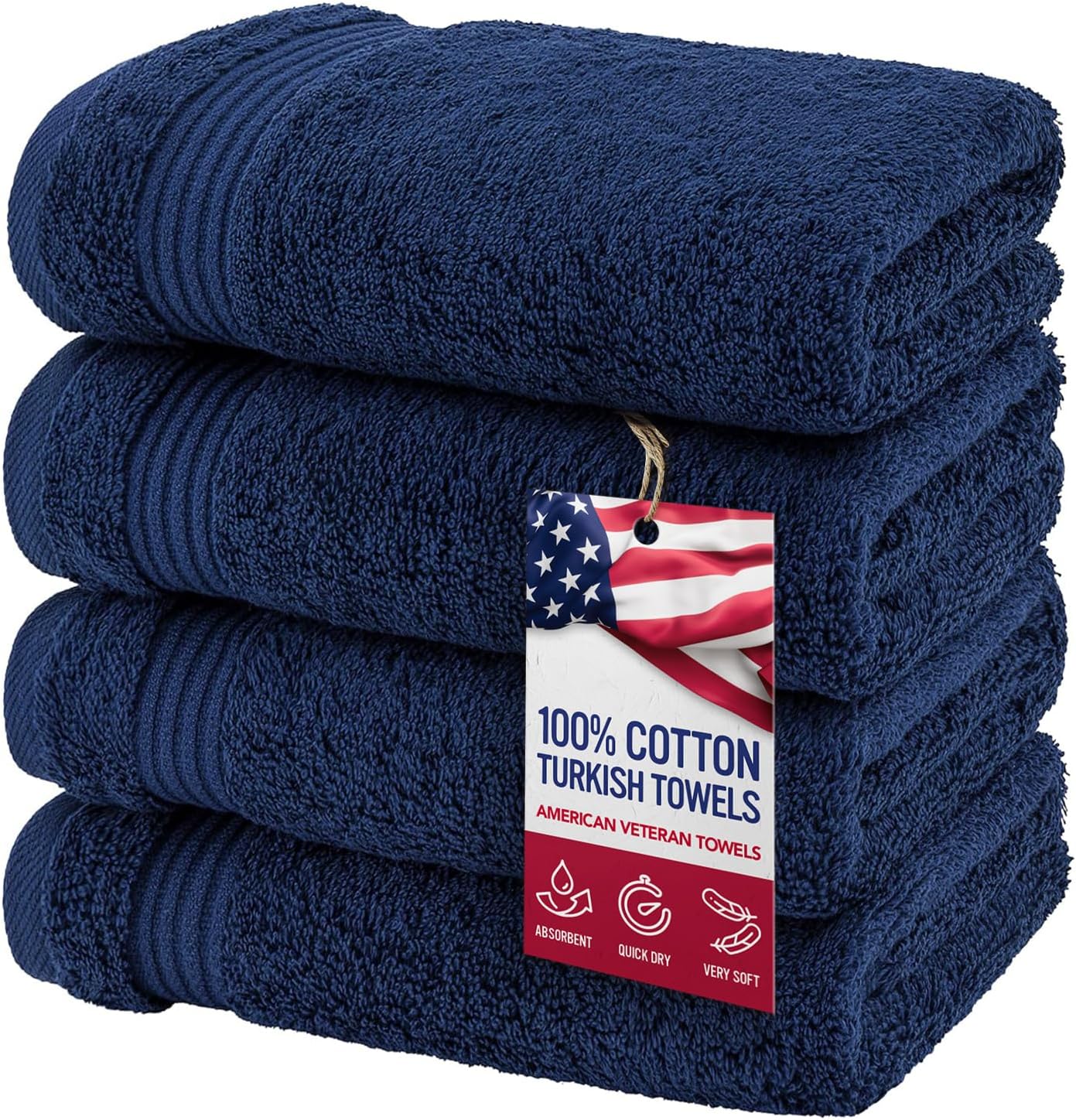 Hand Towels for Bathroom Set of 4, 100% Cotton Turkish Hand Towel Sets Clearance...