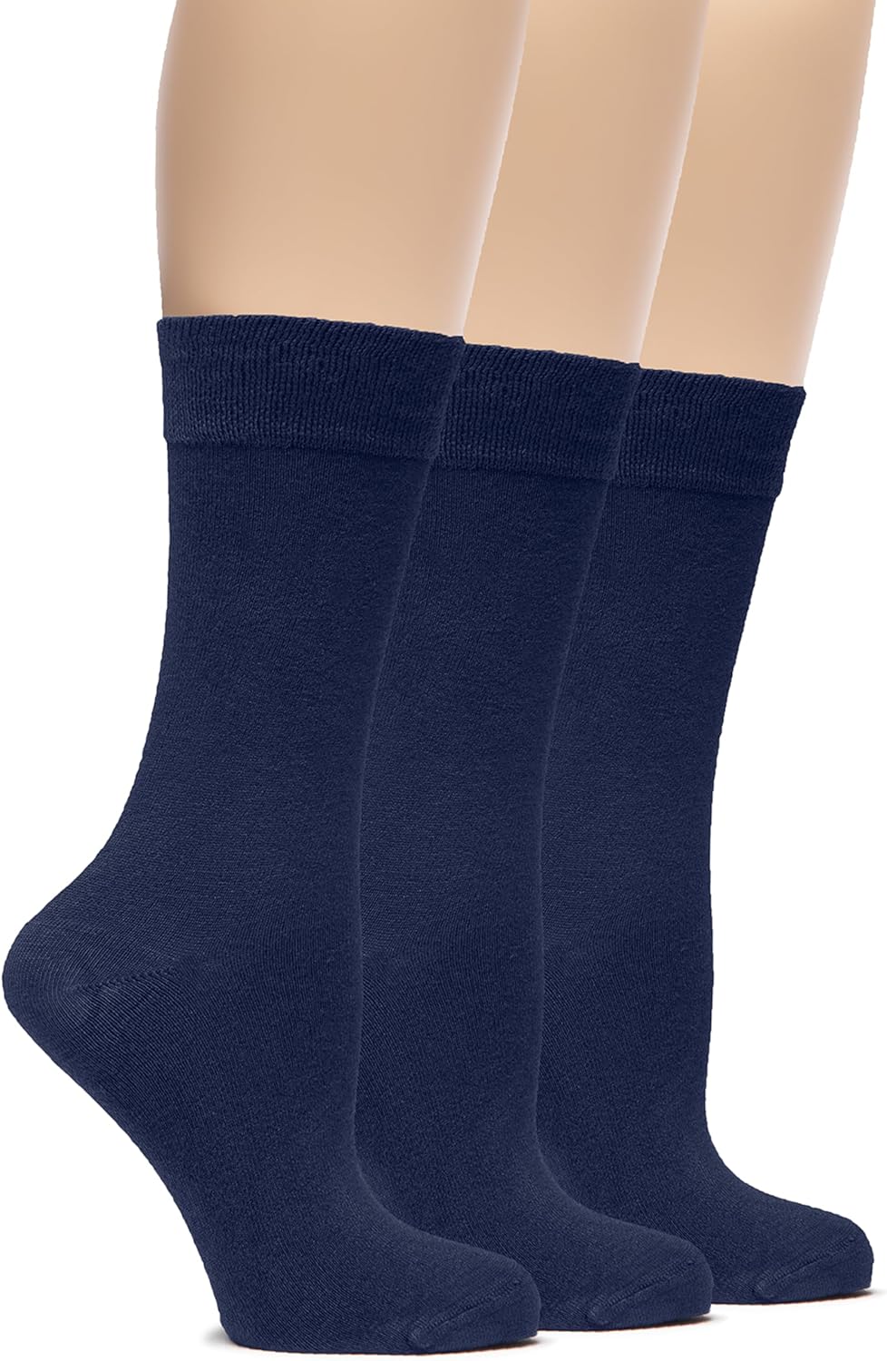 Hugh Ugoli Womens Bamboo Dress Socks, Extremely Soft, Thin, Crew Socks for Busin...