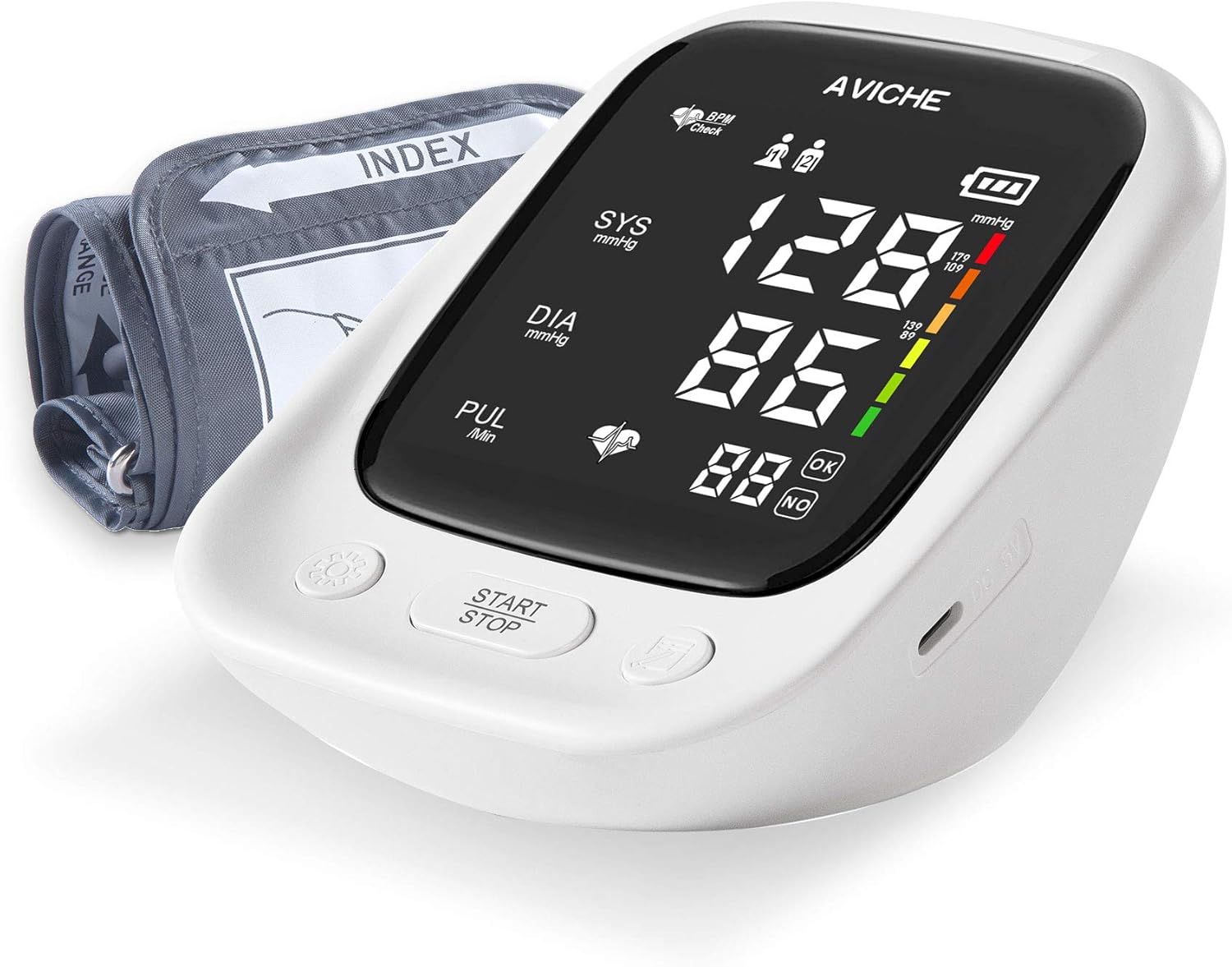 Arm Blood Pressure Monitor | Digital Upper Arm Blood Pressure Machine | Large LE...
