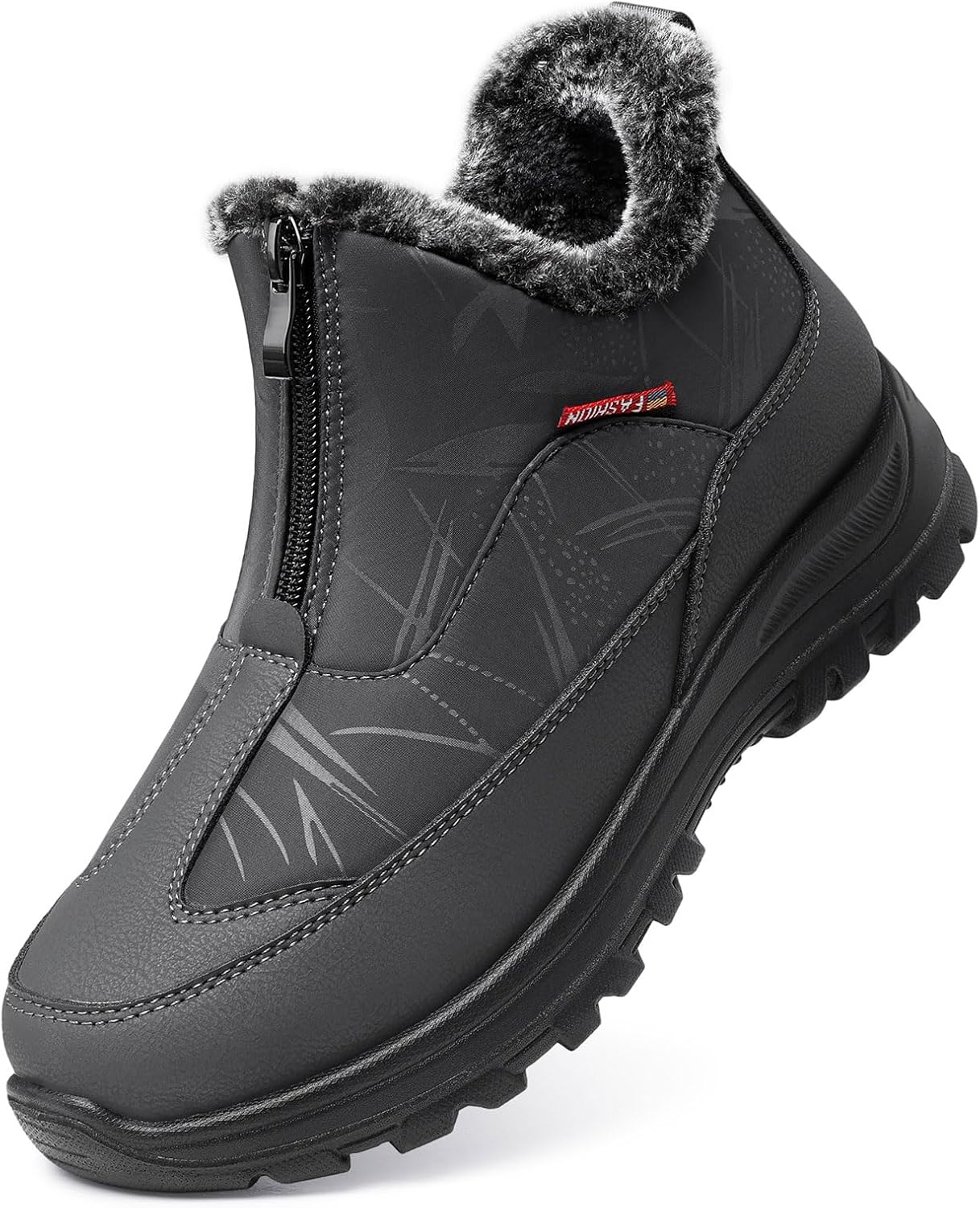 TEMOFON Winter Snow Boots for Women: Slip on Waterproof Boots - Insulated Warm F...