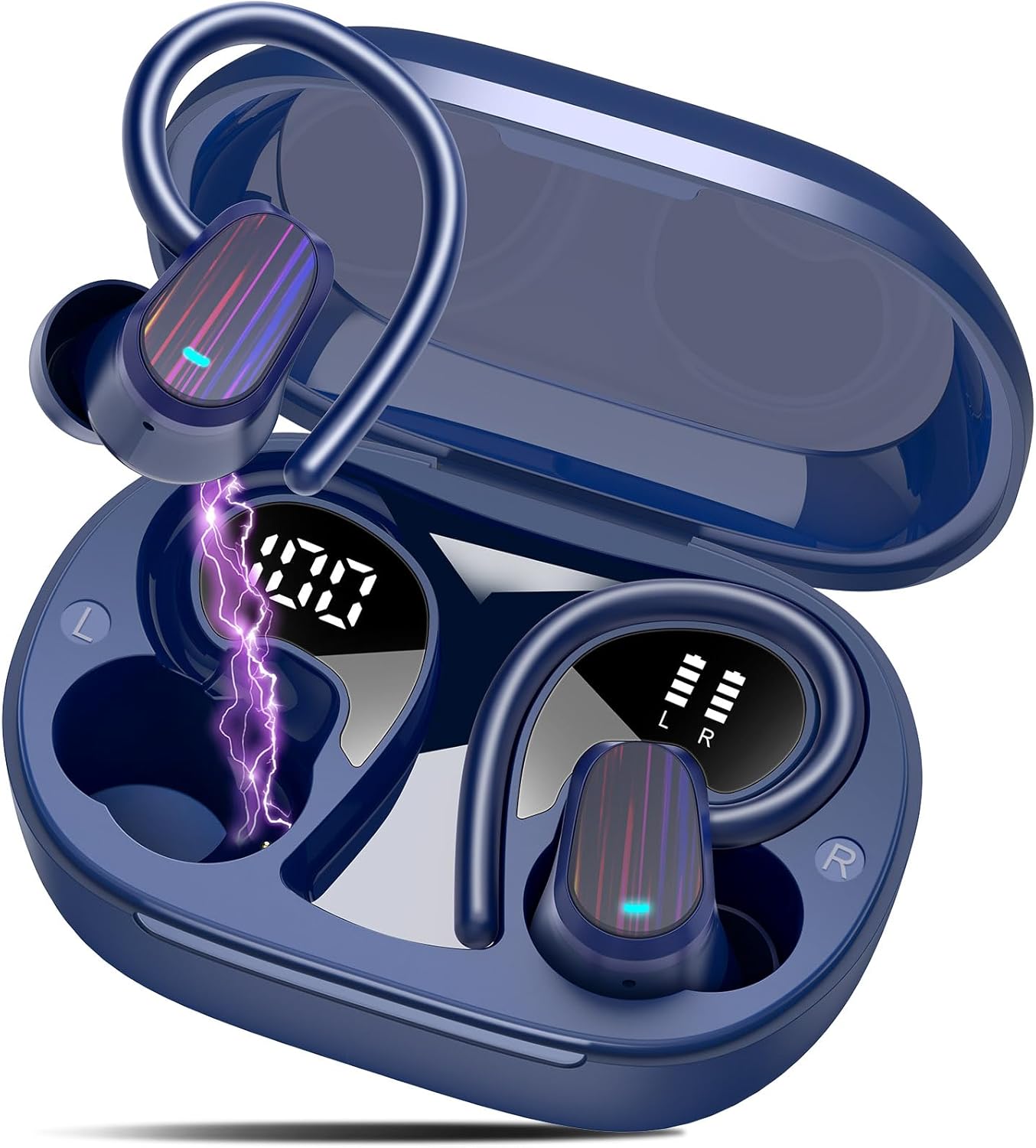 OYIB Wireless Earbuds Bluetooth 5.4 Headphones Spo...