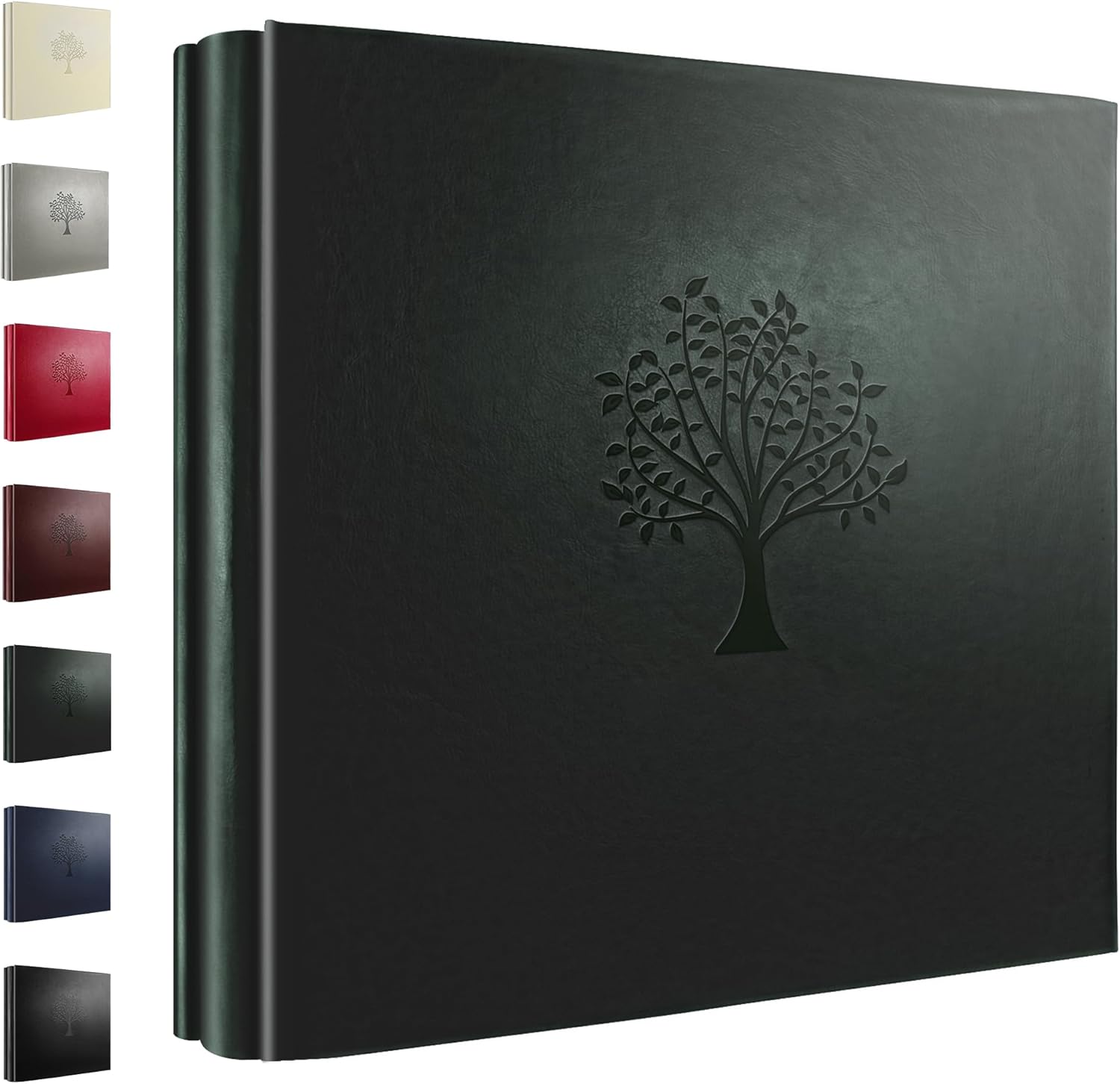 Rdylymx Photo Album 6 x 4 600 Pockets Photos, Dark Green Picture Album, Large Ca...