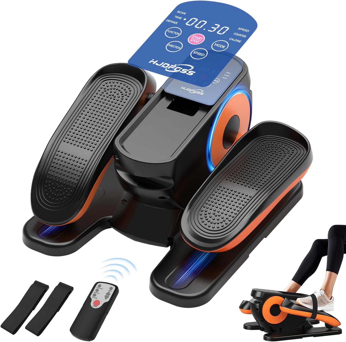 Under Desk Elliptical Machine, Ellipse Leg Exerciser as Seen on Tv for Seniors A...