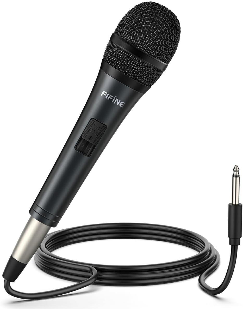 Fifine Karaoke Microphone, Dynamic Vocal Microphon...