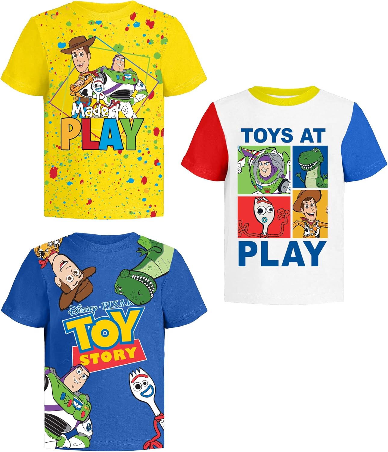 Toy Story Pixar T-Shirt (Sets) Woody Buzz Lightyear Jessie Rex Hamm MrPotato For...