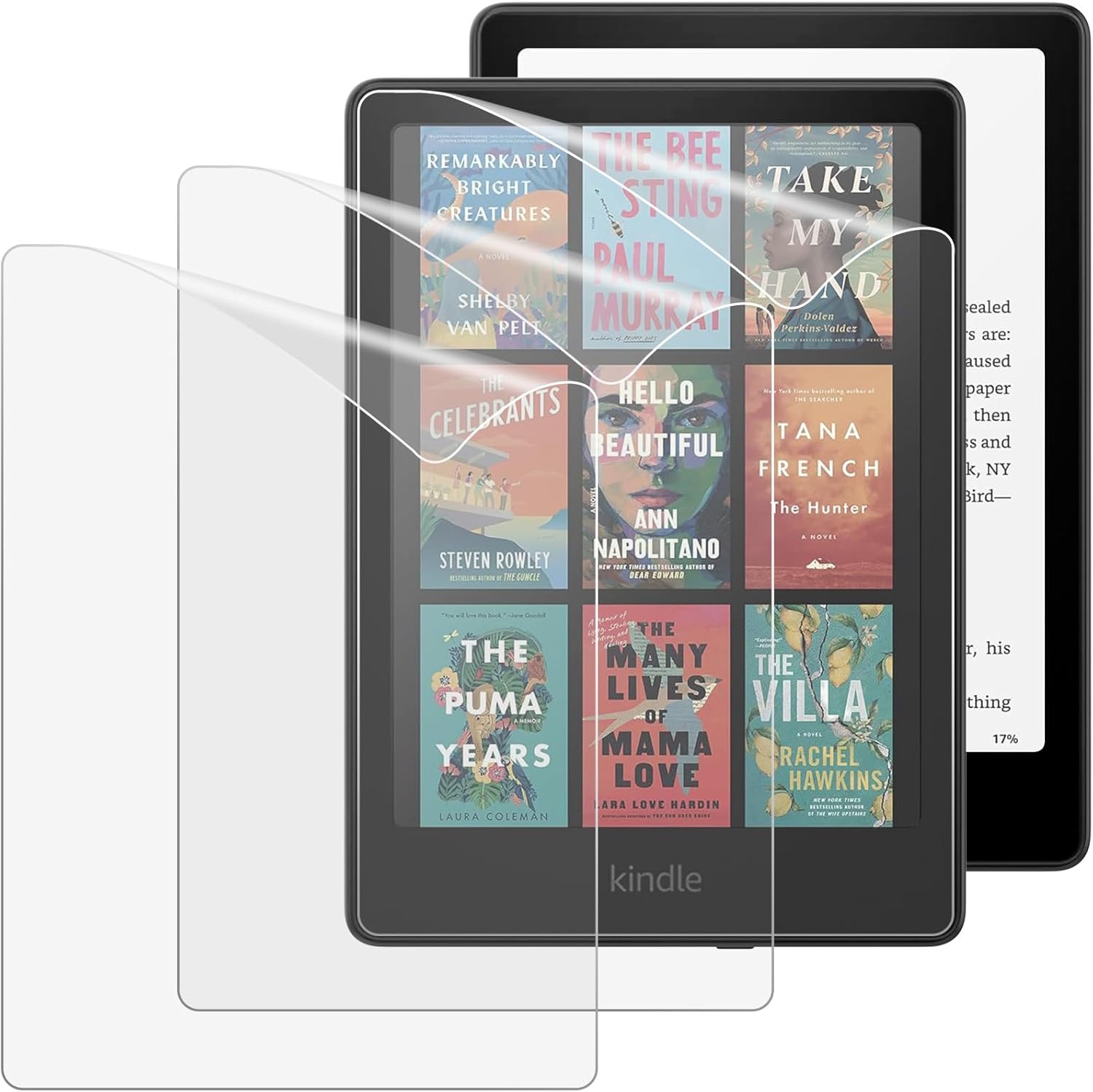 MoKo 3 Pack Screen Protector for 7" Kindle Paperwhite 12th Generation 2024 and K...