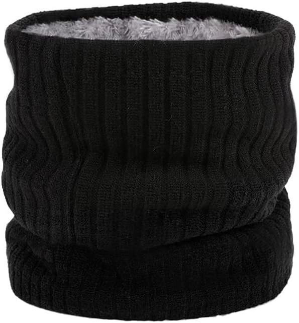 HGDGears Neck Warmer Windproof Thermal Knitted Snood Scarf for Men Women Thick W...