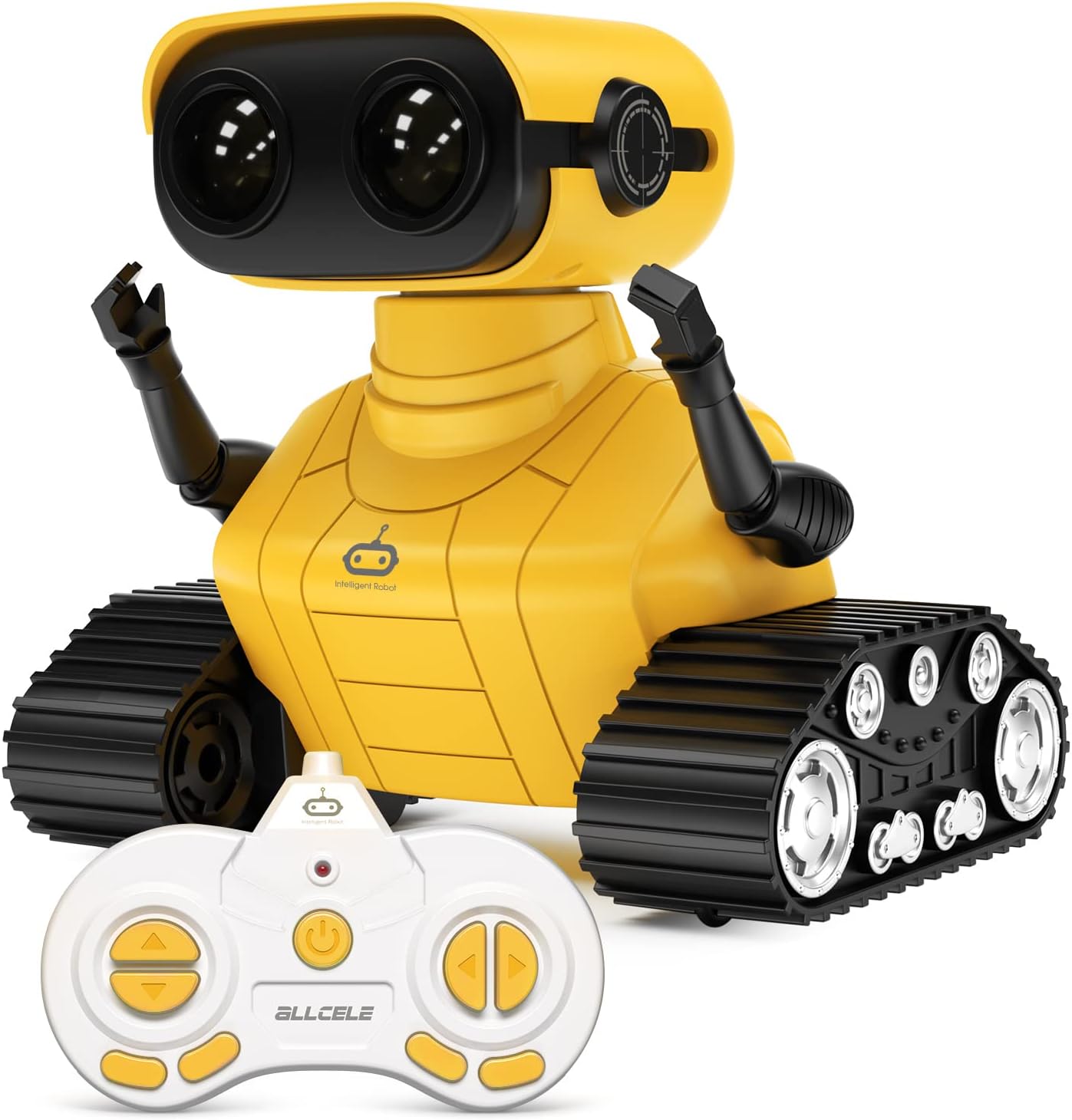 ALLCELE RC Robot Toys with Remote Control Handle, RC Electric Toy, LED Eyes and...