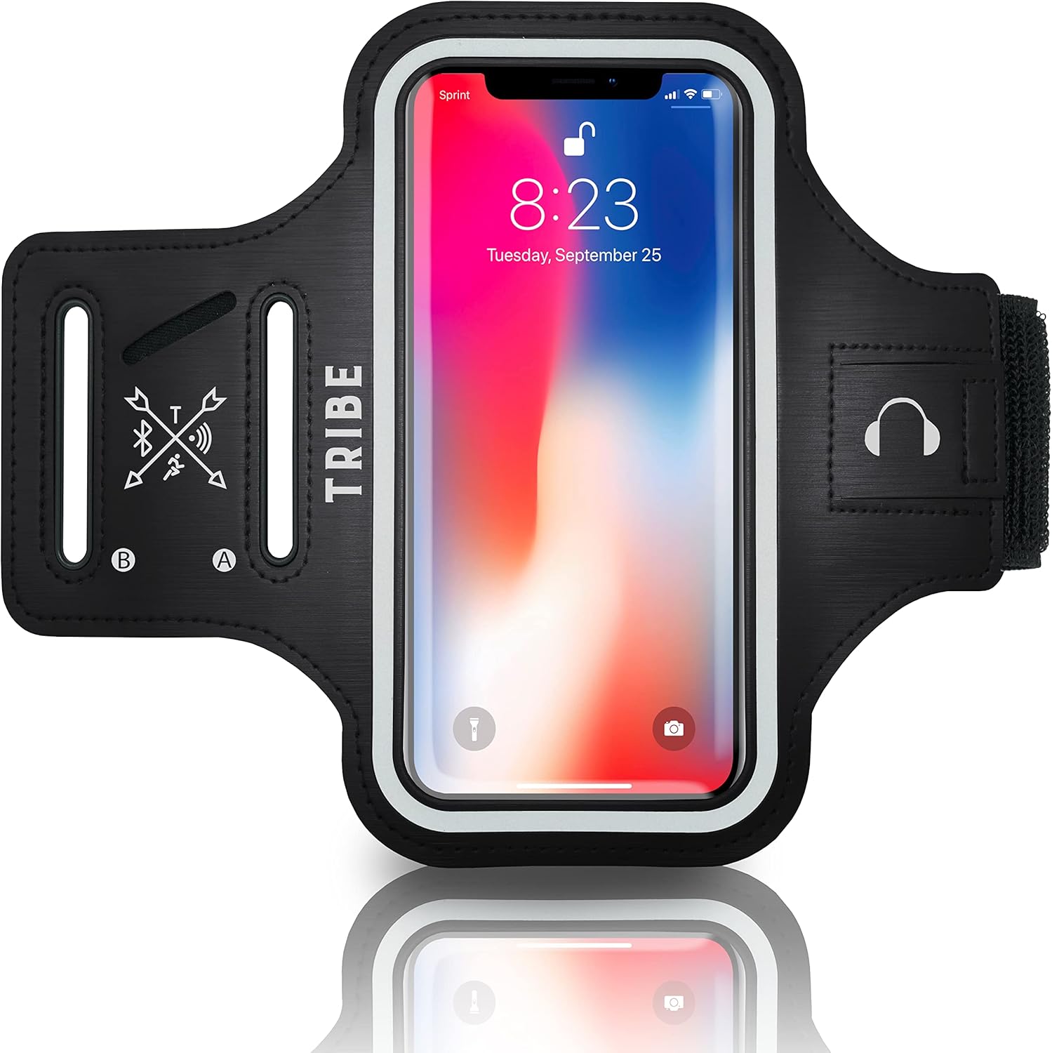 TRIBE Water Resistant Cell Phone Armband Case Running Holder for iPhone Pro Max...