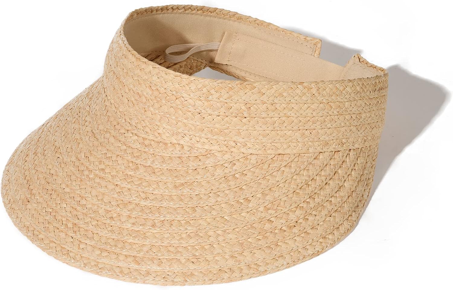 FURTALK Sun Visor Hats for Women Wide Brim Straw V...