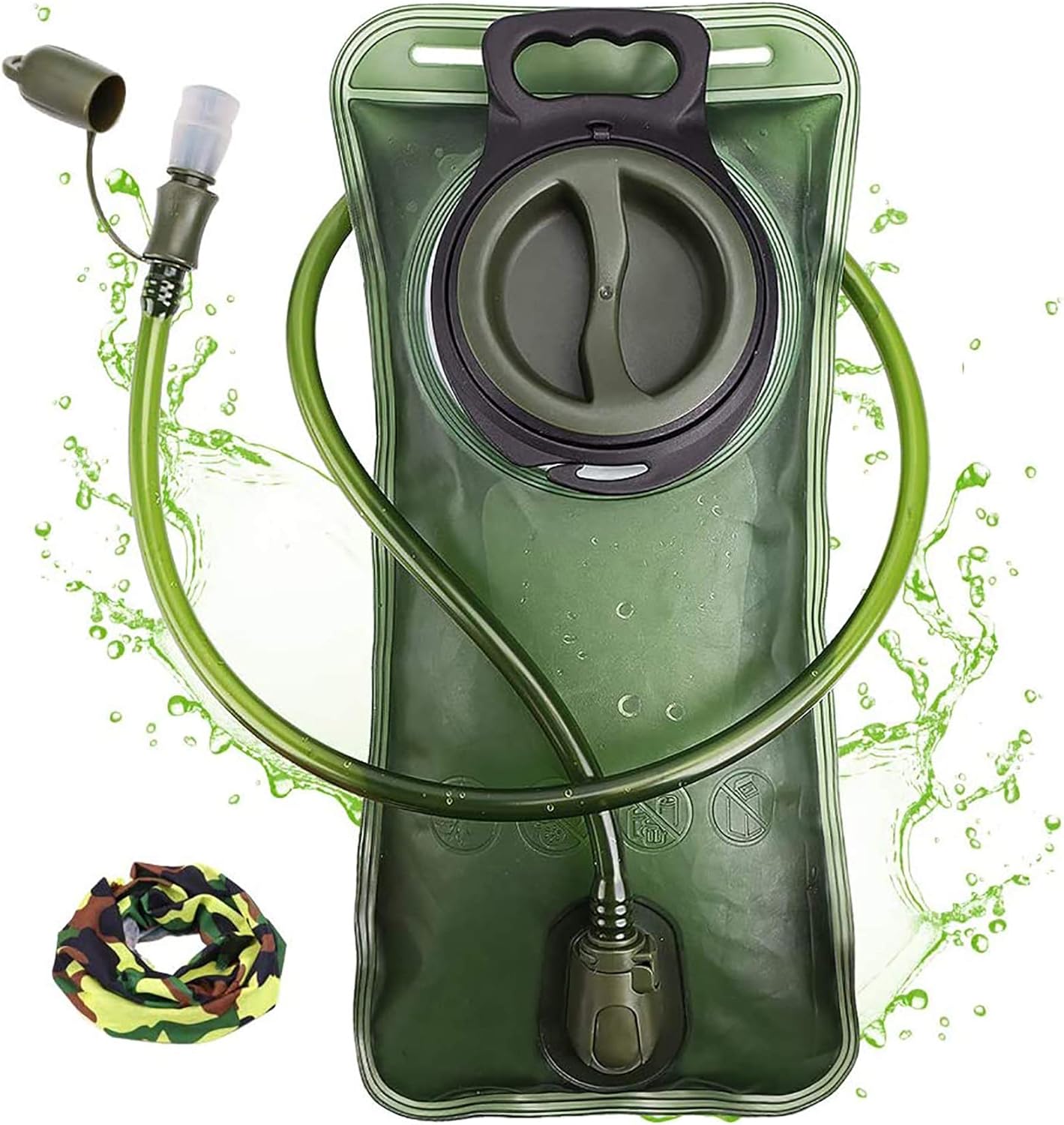 Hydration Bladder, 1.5L-2L-3L Water Bladder for Hiking Backpack Leak Proof Water...