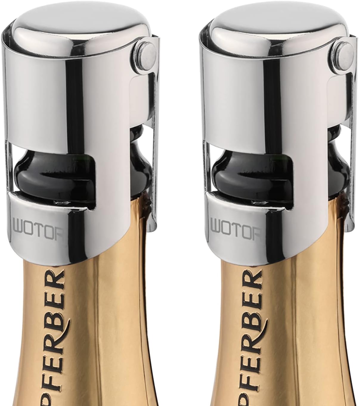 Champagne Stoppers with Stainless Steel Champagne Bottle Stopper with Food Grade...