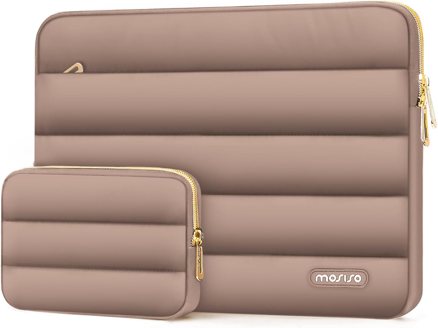MOSISO 13-14 inch Laptop Case, 13.3 inch Puffy Laptop Sleeve Compatible with Mac...