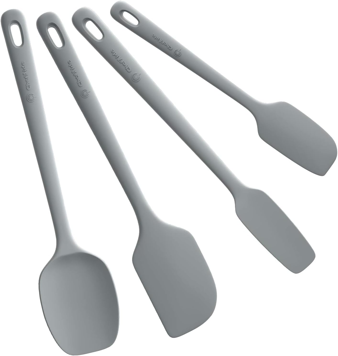 4 Pieces Silicone Spatula Set, Food Grade Rubber Spatula, Upgrade Strong Handle...