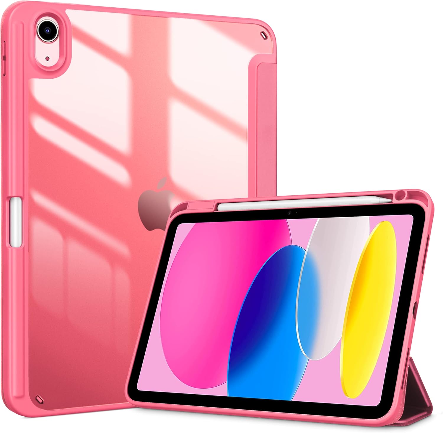 ProCase for iPad 10th Generation Case with Pencil Holder 2022 10.9 Inch, Clear B...