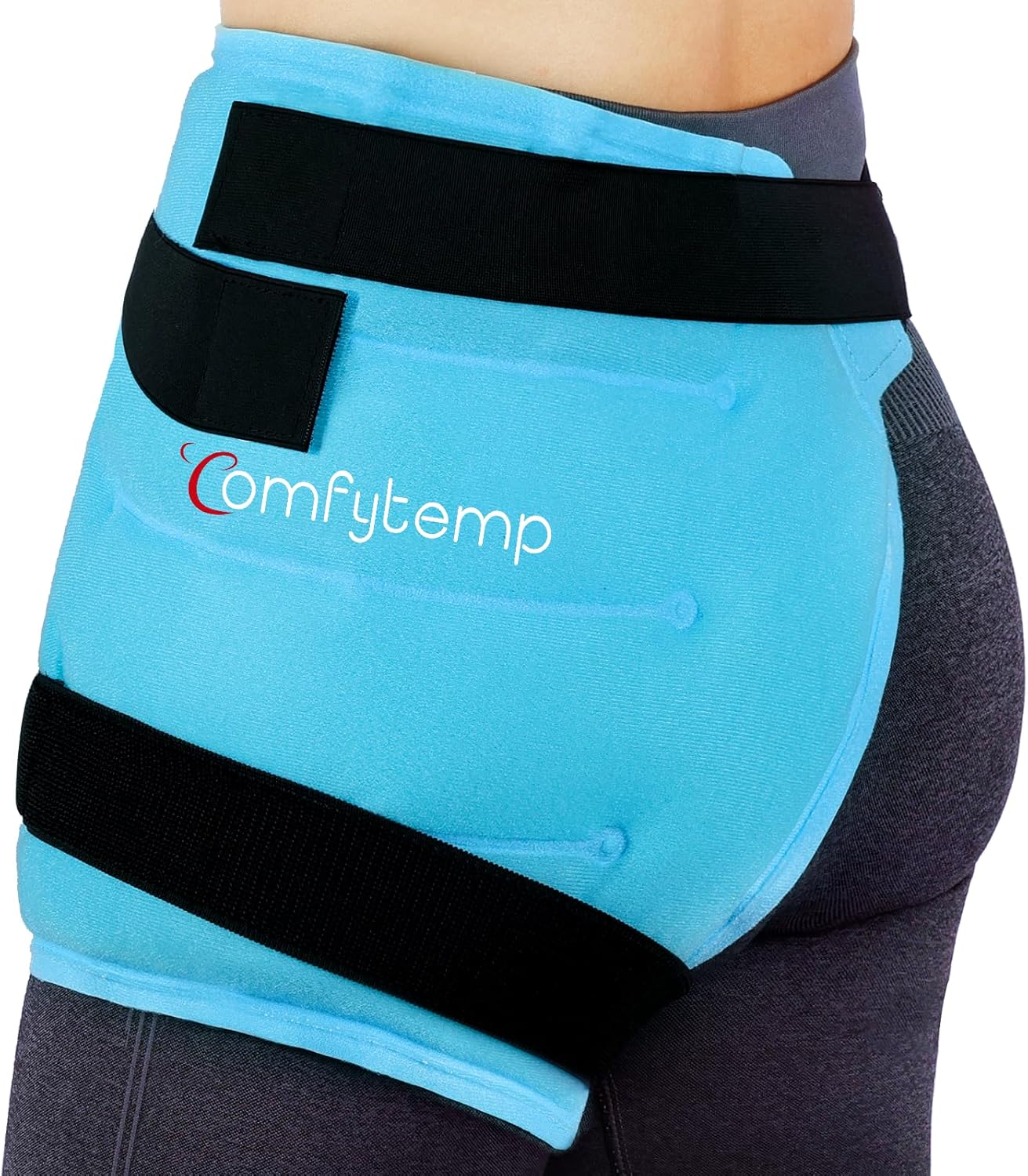 Comfytemp Large Hip Ice Pack Wrap for Sciatica, Hip Replacement, Fracture, Pain...