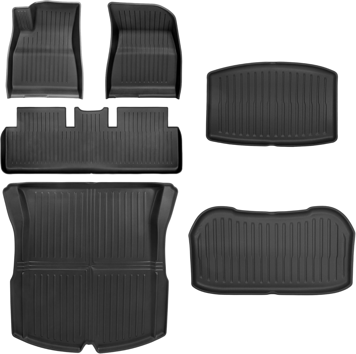 Weize Floor Mats Fit for Tesla Model 3 Highland 2025 2024, TPE All Weather Cargo...