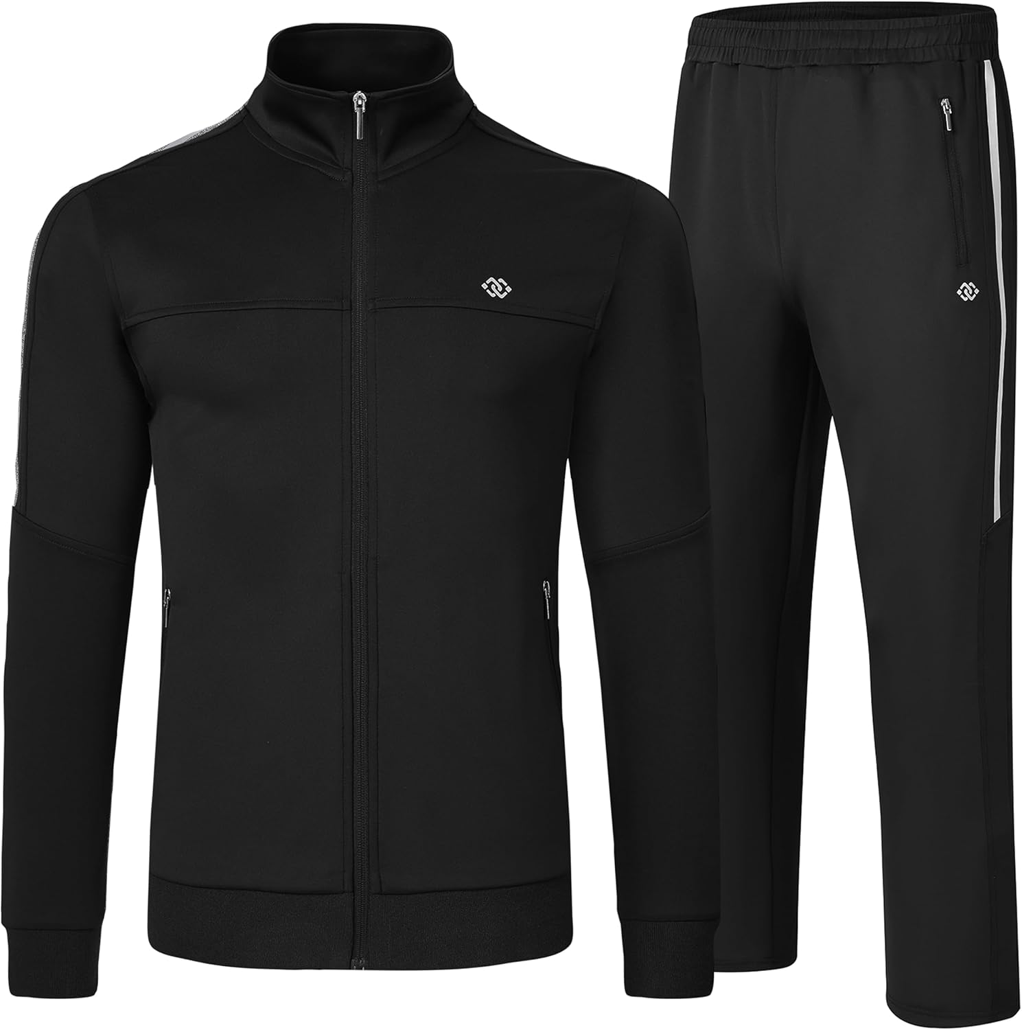 MoFiz Mens Tracksuit Jogging Sports Sweatsuit Comfortable Outfits Casual Athleti...