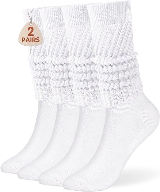 Buauty Women's Slouch Socks, Soft Extra Long Scrunch Knee High Sock fall Winter...