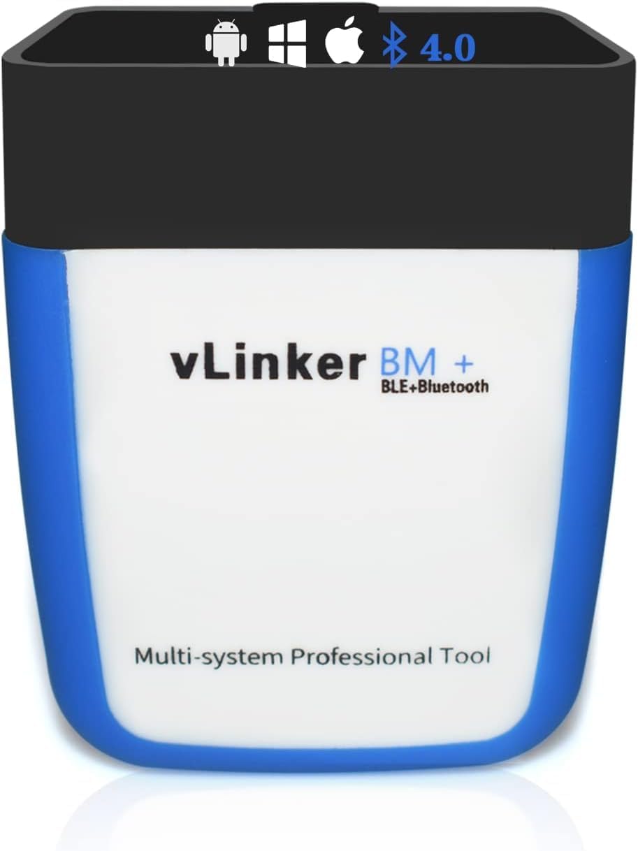 vLinker BM+ OBD2 Bluetooth Diagnostic Scan Tool, OBDII Car Scanner for iOS, Andr...