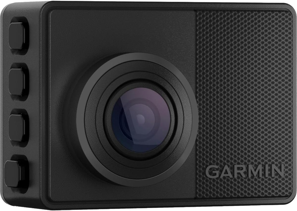 Garmin Dash Cam 67W, 1440p and extra-wide 180-degree FOV, Monitor Your Vehicle W...