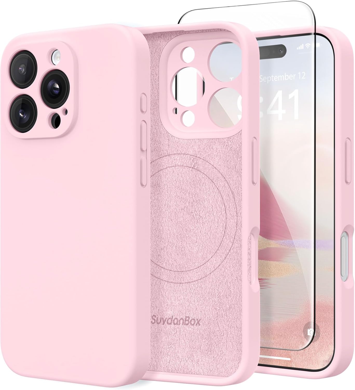 Magnetic for iPhone 16 Pro Case, Compatible with MagSafe, [Full Camera Protectio...