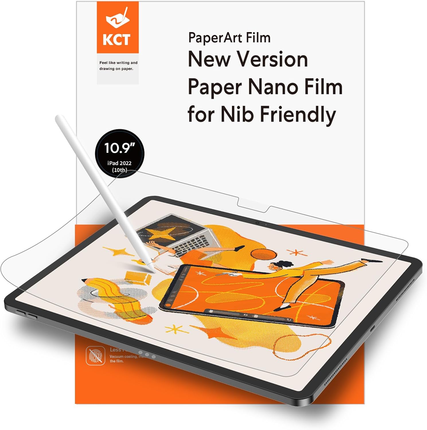 KCT 2 Pack Paperfeel Screen Protector Compatible with iPad 10th Generation (10.9...